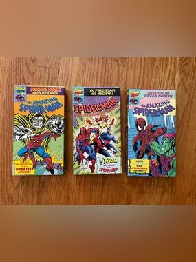 VTG 1992 The Amazing Spider-Man Doctor Doom/ Vol. 2 Firestar & Vol.3 Green Gob